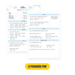Bilan du séjour • Évaluation par les participants : aperçu des documents à imprimer