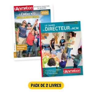 Pack Mémento réglementation 2026 + Cahier du directeur d'ACM