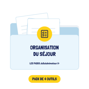 Pack organisation du séjour : aperçu des documents inclus