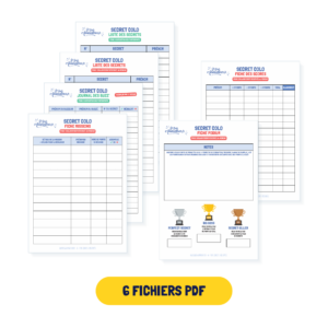 Jeux fil rouge « Secret Colo » : aperçu des documents PDF