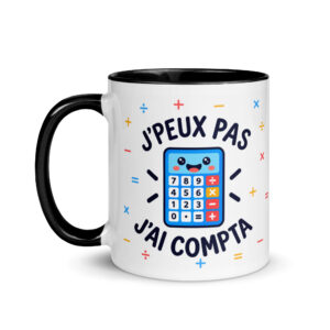 Mug « J’peux pas, j’ai compta »